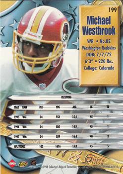 1998 Collector's Edge Supreme Season Review #199 Michael Westbrook Back