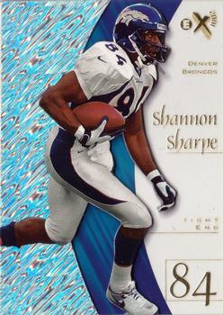 1998 SkyBox E-X2001 #31 Shannon Sharpe Front