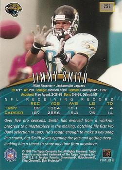 1998 Finest #257 Jimmy Smith Back