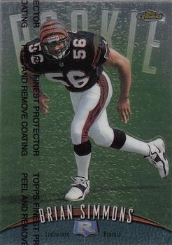 1998 Finest #126 Brian Simmons Front
