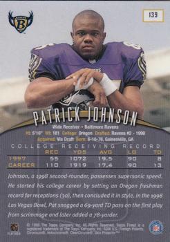 1998 Finest #139 Pat Johnson Back