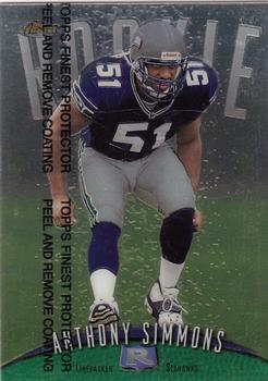 1998 Finest #147 Anthony Simmons Front