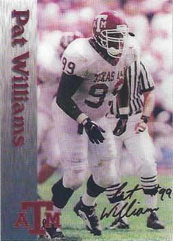 1995 Ultra Graphics Texas A&M Seniors #NNO Pat Williams Front