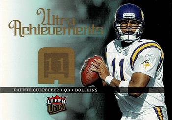 2006 Ultra - Ultra Achievements #UA-DC Daunte Culpepper Front