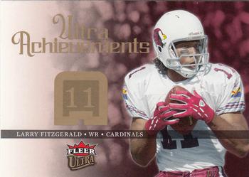 2006 Ultra - Ultra Achievements #UA-LF Larry Fitzgerald Front