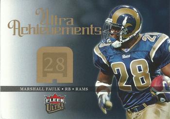 2006 Ultra - Ultra Achievements #UA-MF Marshall Faulk Front
