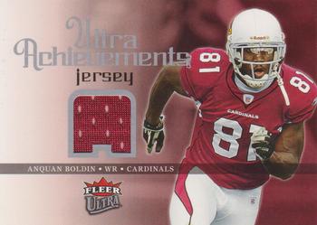 2006 Ultra - Ultra Achievements Jerseys #UA-AB Anquan Boldin Front