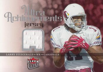 2006 Ultra - Ultra Achievements Jerseys #UA-LF Larry Fitzgerald Front