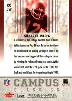 2006 Ultra - Campus Classics #CCCW Charles White Back