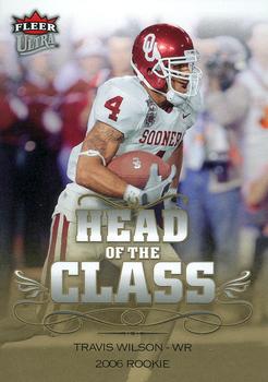2006 Ultra - Head of the Class #HC-WI Travis Wilson Front