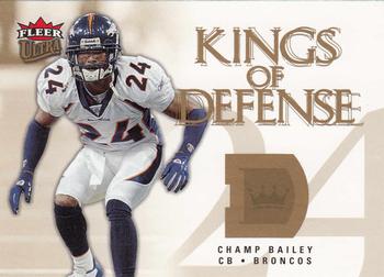2006 Ultra - Kings of Defense #KD-CB Champ Bailey Front