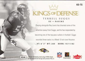 2006 Ultra - Kings of Defense #KD-TS Terrell Suggs Back