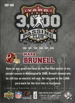 2006 Upper Deck - 3000 Yard Passing Club #3KP-MB Mark Brunell  Back