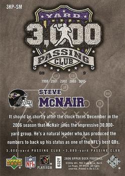 2006 Upper Deck - 3000 Yard Passing Club #3KP-SM Steve McNair  Back