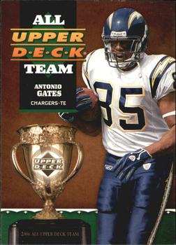 2006 Upper Deck - All Upper Deck Team #1AUDT-AG Antonio Gates Front