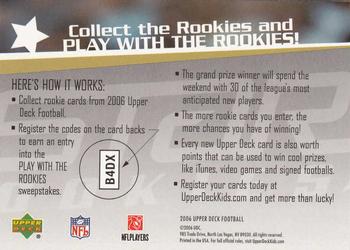 2006 Upper Deck - Collect the Rookies Sweepstakes Promos #NNO Matt Leinart Back