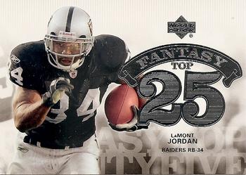 2006 Upper Deck - Fantasy Top 25 #F25-JO LaMont Jordan Front