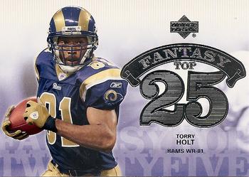 2006 Upper Deck - Fantasy Top 25 #F25-TH Torry Holt Front