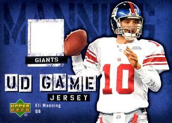 2006 Upper Deck - UD Game Jerseys #GJ-EM Eli Manning Front