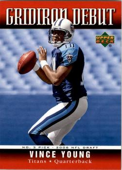 2006 Upper Deck - Gridiron Debut #1GD-VY Vince Young Front