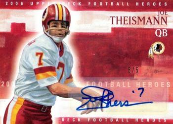 2006 Upper Deck - Football Heroes: Joe Theismann Autographs #JTA-10 Joe Theismann Front