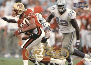 1998 Fleer Tradition #7 Jerry Rice Front