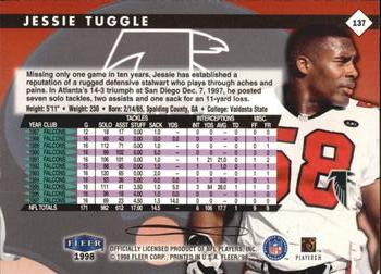 1998 Fleer Tradition #137 Jessie Tuggle Back