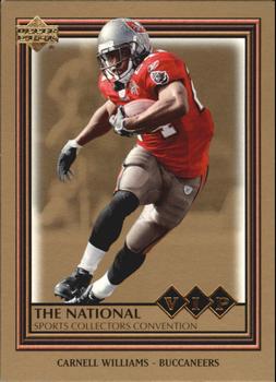 2006 Upper Deck - 2006 National Sports Collectors Convention VIP #NFL-5 Carnell Williams Front