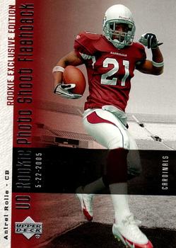 2006 Upper Deck - Rookie Exclusive Edition UD Rookie Photo Shoot Flashback #PSF-AR Antrel Rolle Front