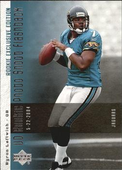 2006 Upper Deck - Rookie Exclusive Edition UD Rookie Photo Shoot Flashback #PSF-BL Byron Leftwich Front