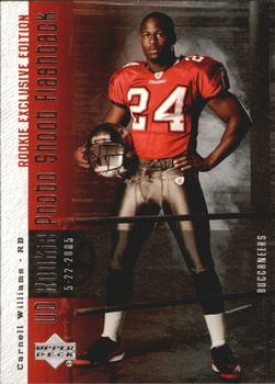 2006 Upper Deck - Rookie Exclusive Edition UD Rookie Photo Shoot Flashback #PSF-CW Carnell Williams Front
