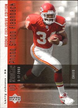 2006 Upper Deck - Rookie Exclusive Edition UD Rookie Photo Shoot Flashback #PSF-LJ Larry Johnson Front