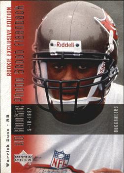 2006 Upper Deck - Rookie Exclusive Edition UD Rookie Photo Shoot Flashback #PSF-WD Warrick Dunn Front