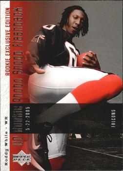 2006 Upper Deck - Rookie Exclusive Edition UD Rookie Photo Shoot Flashback #PSF-WH Roddy White Front