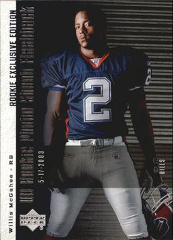 2006 Upper Deck - Rookie Exclusive Edition UD Rookie Photo Shoot Flashback #PSF-WM Willis McGahee Front