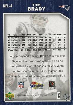 2006 Upper Deck - Chicago SportsFest #NFL-4 Tom Brady Back