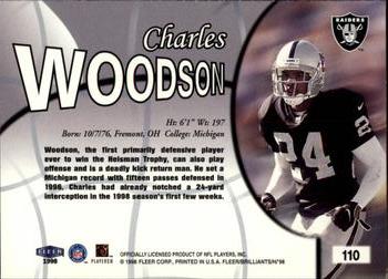 1998 Fleer Brilliants #110 Charles Woodson Back