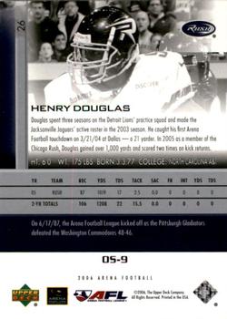 2006 Upper Deck AFL #26 Henry Douglas Back