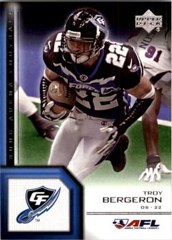 2006 Upper Deck AFL #69 Troy Bergeron Front