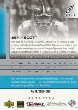 2006 Upper Deck AFL #158 Sean Scott Back