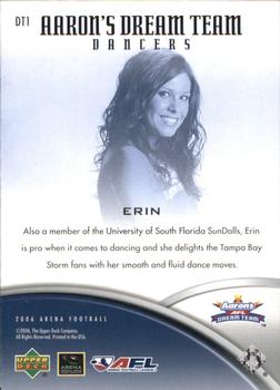 2006 Upper Deck AFL - Dream Team Dancers #DT1 Erin Back