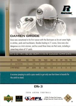 2006 Upper Deck AFL - Gold #11 Damien Groce Back