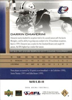 2006 Upper Deck AFL - Gold #15 Darrin Chiaverini Back