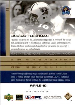 2006 Upper Deck AFL - Gold #18 Lindsay Fleshman Back