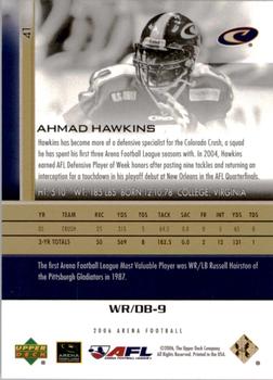 2006 Upper Deck AFL - Gold #41 Ahmad Hawkins Back