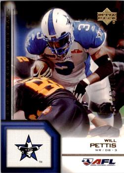 2006 Upper Deck AFL - Gold #58 Will Pettis Front