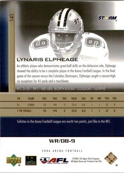 2006 Upper Deck AFL - Gold #141 Lynaris Elpheage Back