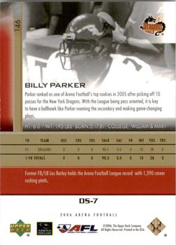 2006 Upper Deck AFL - Gold #146 Billy Parker Back