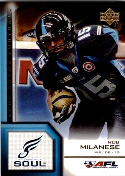 2006 Upper Deck AFL - Gold #161 Rob Milanese Front