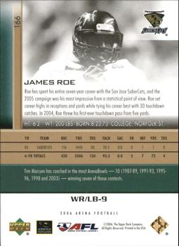 2006 Upper Deck AFL - Gold #166 James Roe Back